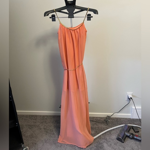 Brand new Peach Maxi Dress Sz XS - Picture 2 of 2